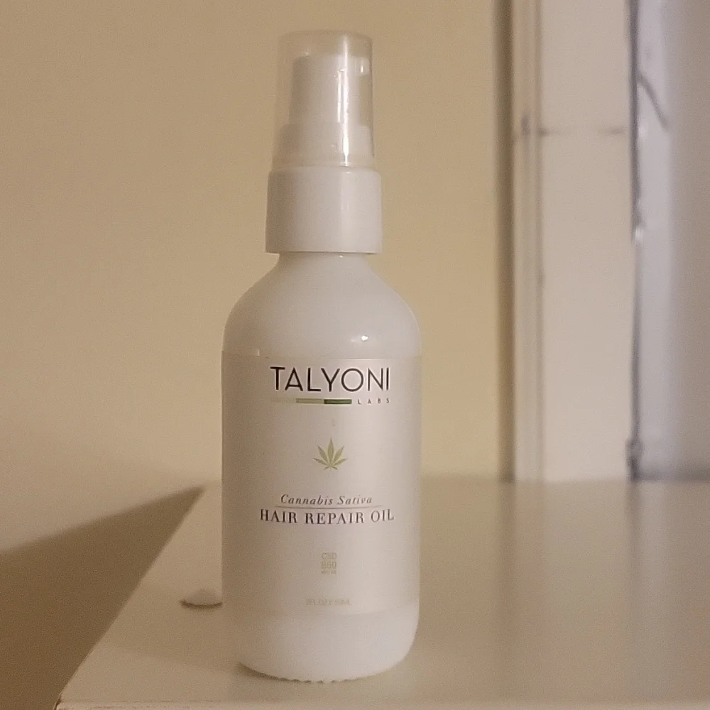 Talyoni labs hair repair treatment leave in oil 850 C B D 2oz NWT